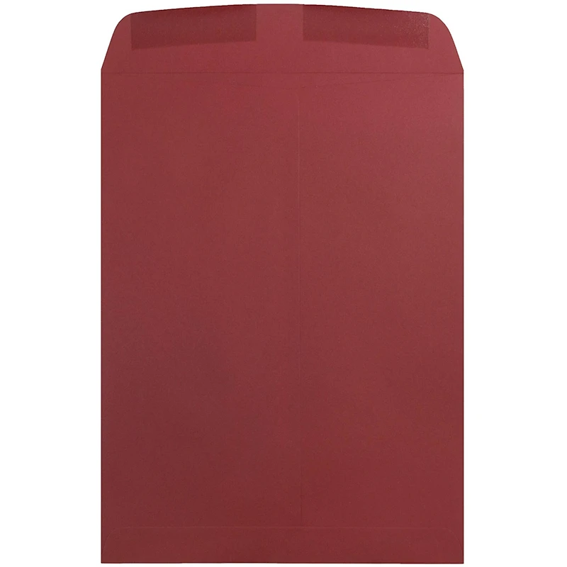 JAM Paper 10" x 13" Dark Red Open End Catalog Premium Envelopes