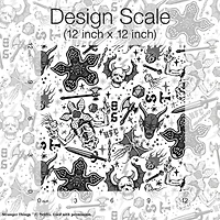 RoomMates Stranger Things Hellfire Club Black Peel & Stick Wallpaper