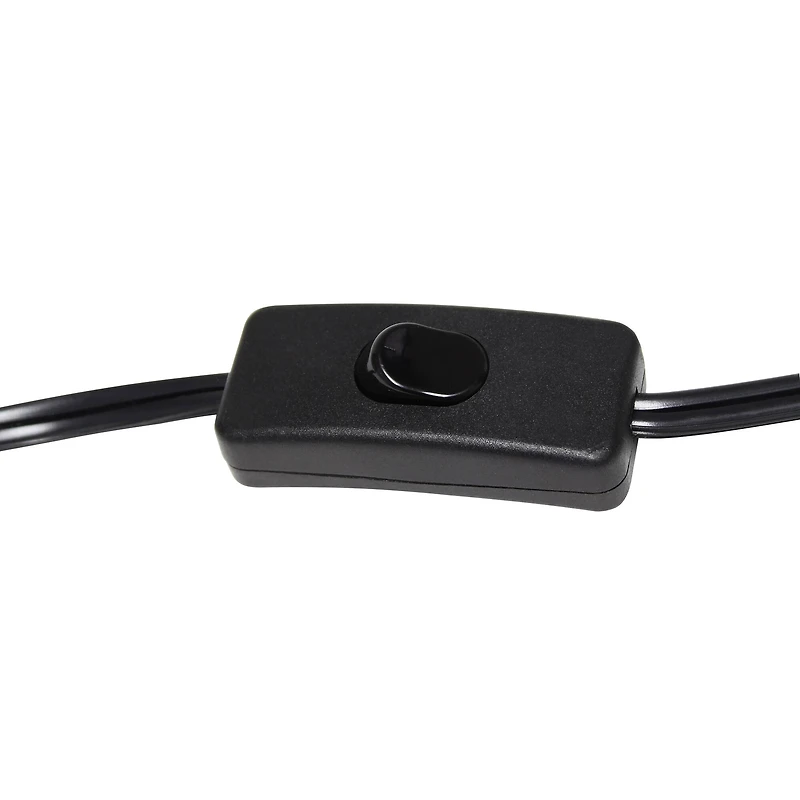 Simple Designs 12" Metal Mesh Industrial Table Lamp