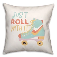 Just Roll with It Throw Pillow