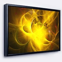 Designart - Dark Yellow Nebula Star