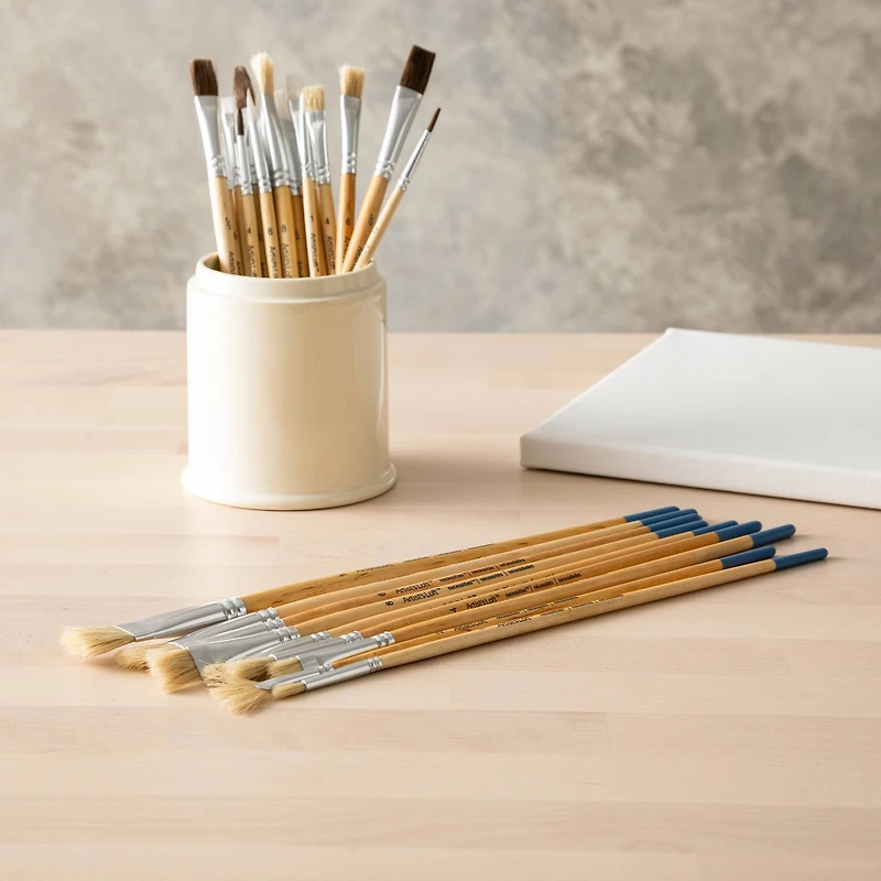 Necessities™ Multi Purpose Long & Short Handle Brush Set by Artist's Loft®