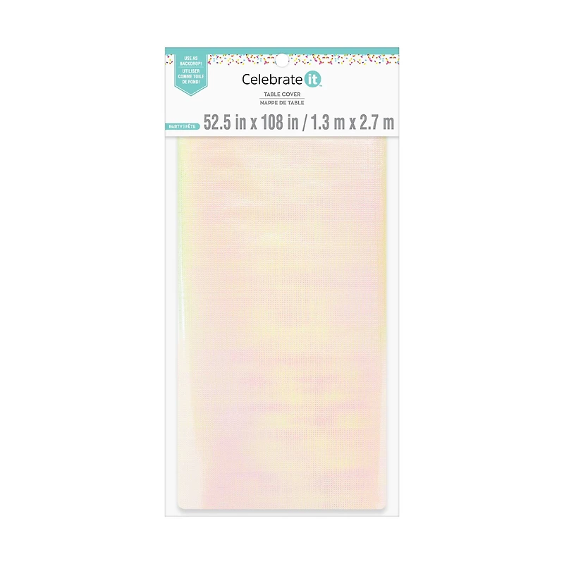 9ft. Iridescent Table Cover by Celebrate It™