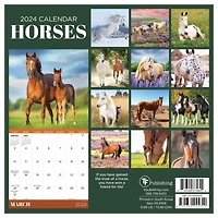 TF Publishing 2024 Horses Mini Calendar