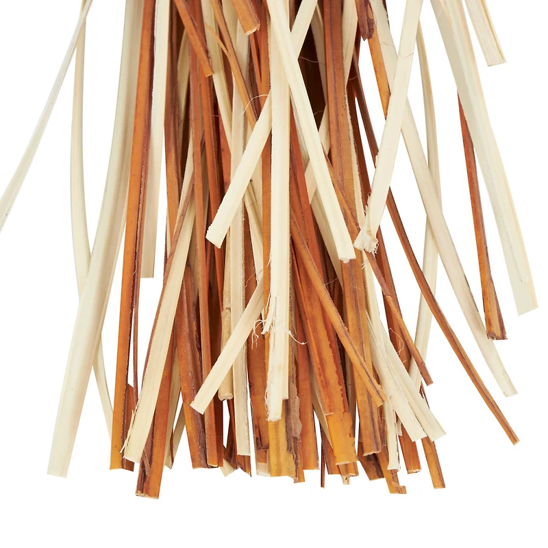 Natural Brown Dried Fan Palm Leaf & Grass Bundle