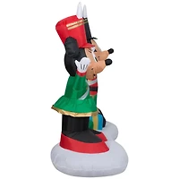 5.5ft. Airblown® Inflatable Christmas Mickey Mouse and Minnie Mouse as Toy Soldiers