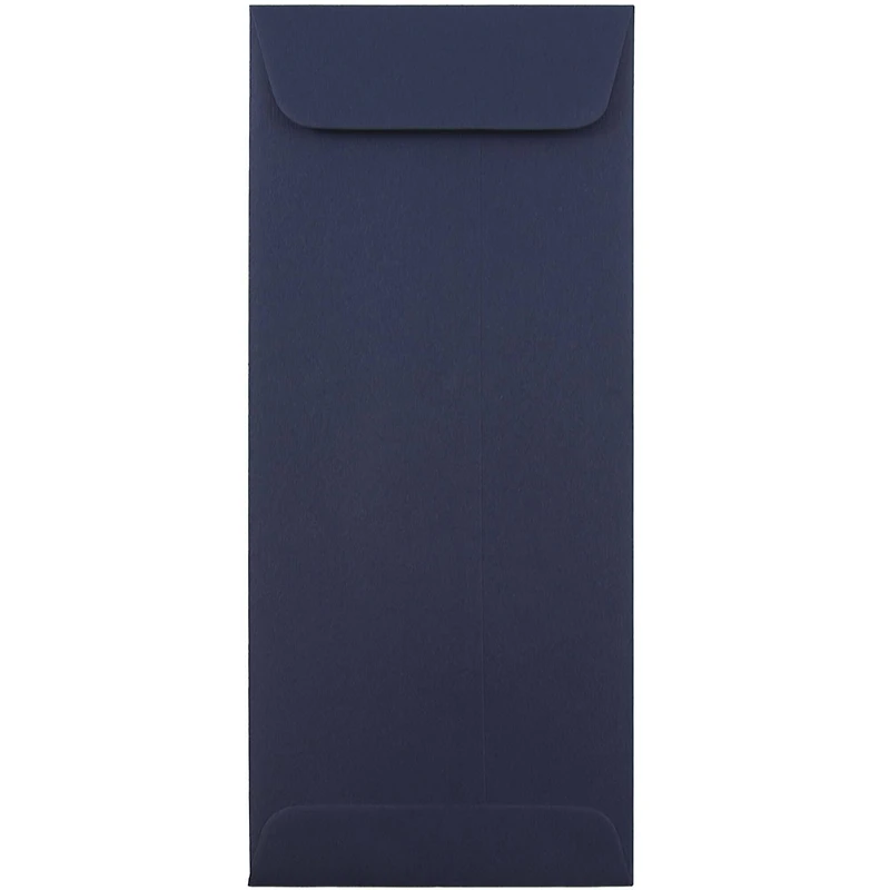 JAM Paper 4" x 9.5" Navy Blue Policy Business Premium Envelopes