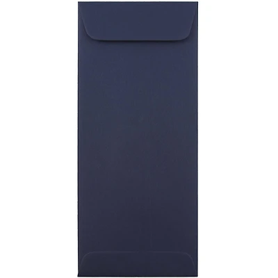 JAM Paper 4" x 9.5" Navy Blue Policy Business Premium Envelopes