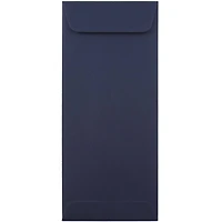 JAM Paper 4" x 9.5" Navy Blue Policy Business Premium Envelopes