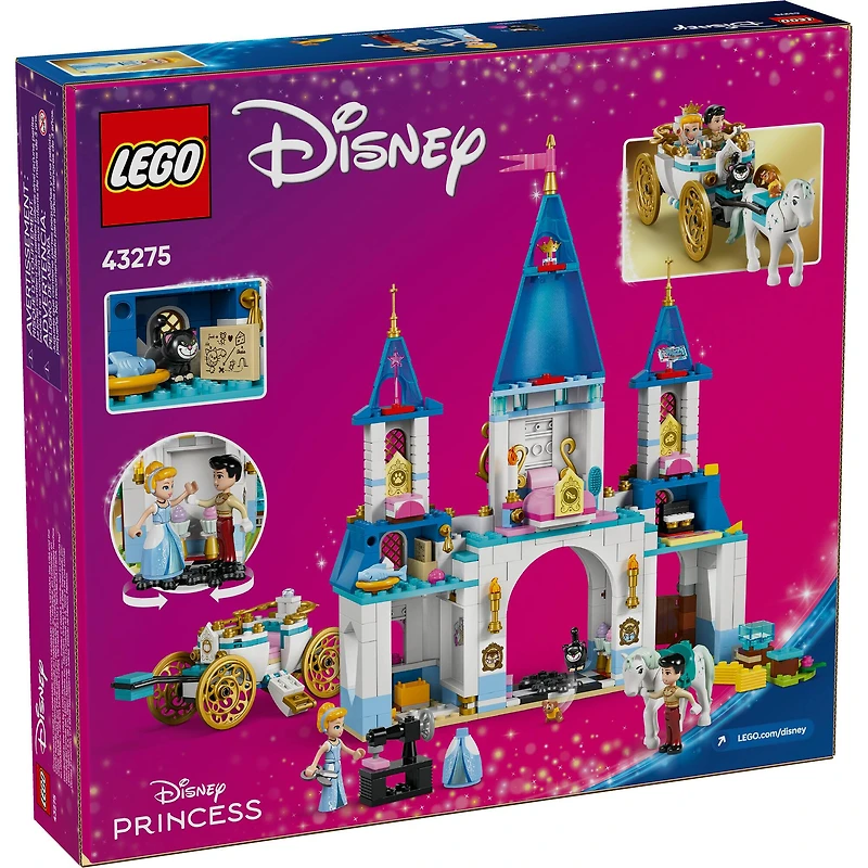 LEGO® Disney Princess Cinderella’s Castle & Horse Carriage Building Set 43275