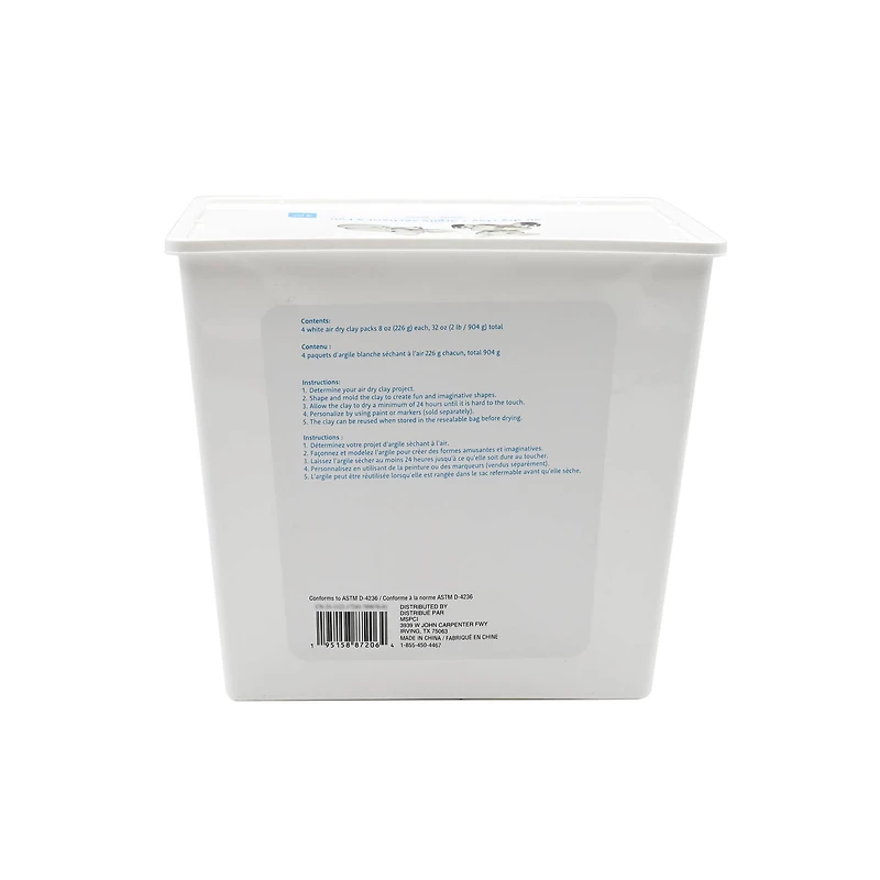 2lb. White Air Dry Clay by Creatology™