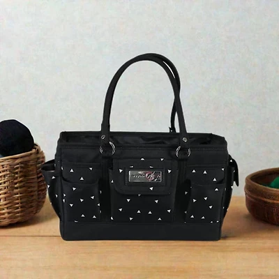 Everything Mary Black & White Deluxe Store Tote