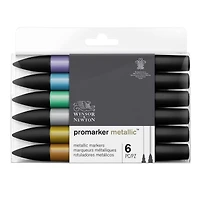 Winsor & Newton™ ProMarker Metallic™ Marker Set