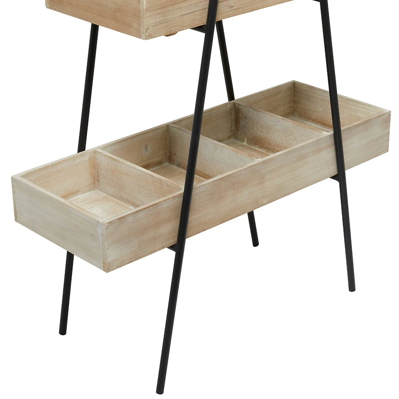 Brown Fir Modern Farmhouse Plantstand, 56" x 32" x 13"