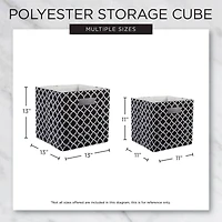 DII® 11" Nonwoven Polyester Small Dots Storage Cubes