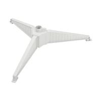 4ft. Pre-Lit White Rockport Pine Artificial Christmas Tree, Green Lights