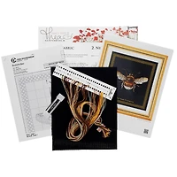 Thea Gouverneur Bumble Bee Cross Stitch Kit