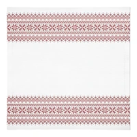 Knit Snowflakes 10x10 Cotton Twill Napkin
