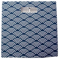 DII® 11" Nautical Blue Waves Cube Storage Bin