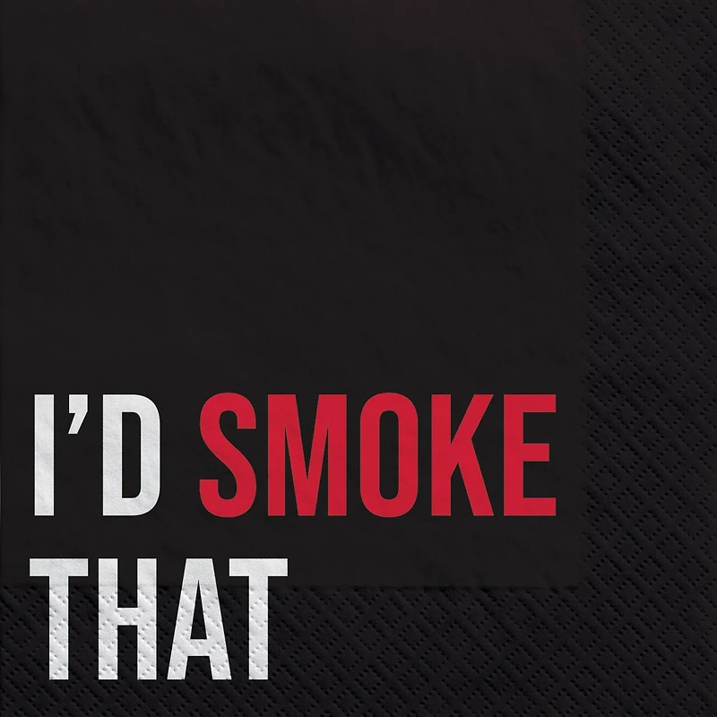 I'd Smoke That Paper Beverage Napkins, 64ct.