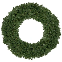 7ft. Pre-Lit Commercial Canadian Pine Artificial Christmas Wreath
