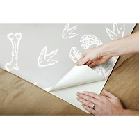 RoomMates Dinosaur Bones Peel & Stick Wallpaper