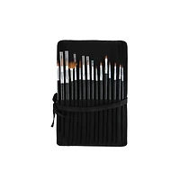 Mixed Media 25 Piece Paint Brush Set with Roller Organizer by Artist's Loft®