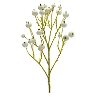 27.5" White Berry Sprays, 6ct.