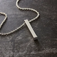 Silver Metal Bar Pendant by Bead Landing™