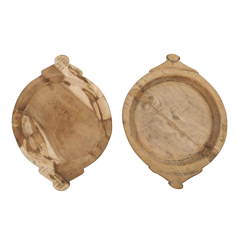 Hello Honey® Hand Carved Wooden Bowl Set