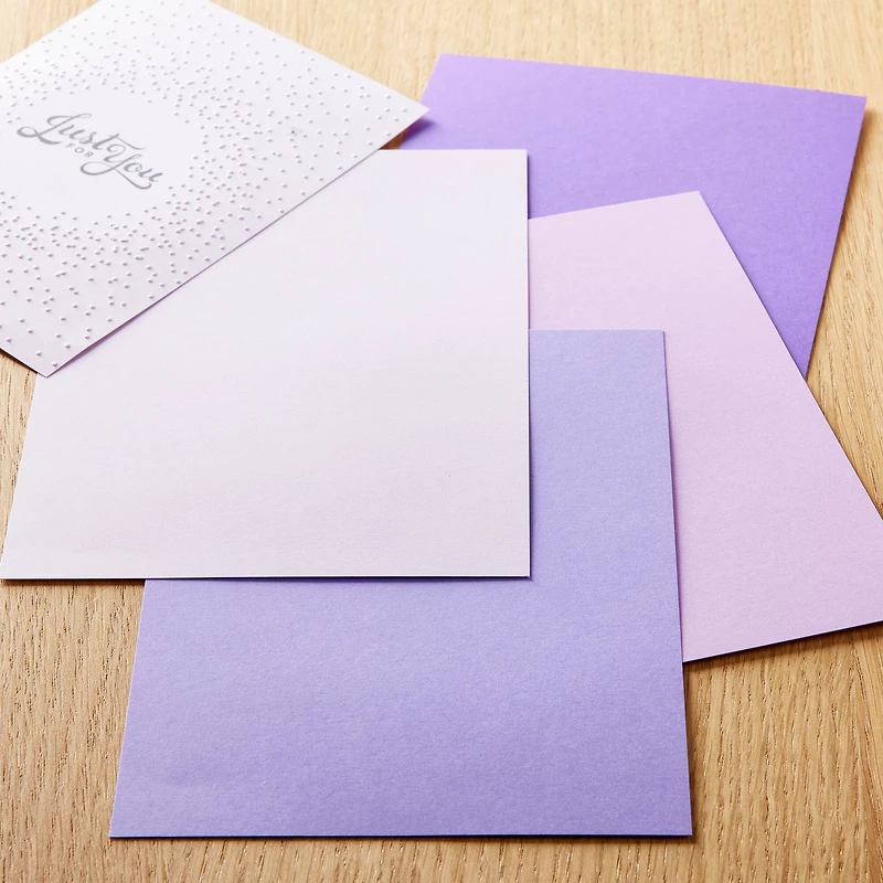 12 Packs: 100 ct. (1,200 total) Purple Passion 4.5" x 7" Cardstock Paper by Recollections™