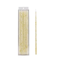 11.5" White Speckled Narrow Taper Candles, 12ct. by Ashland®
