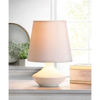 10'' White Table Lamp