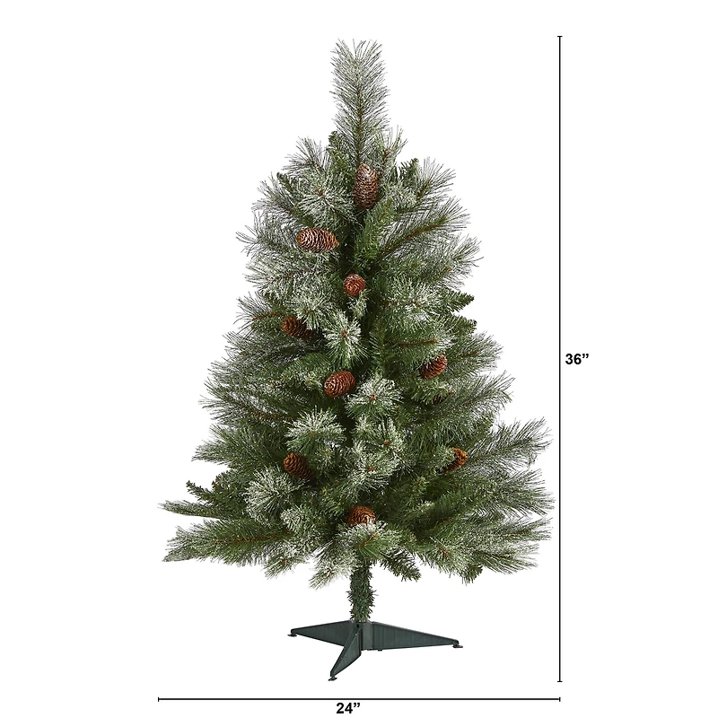 3ft. Unlit French Alps Mountain Pine Artificial Christmas Tree
