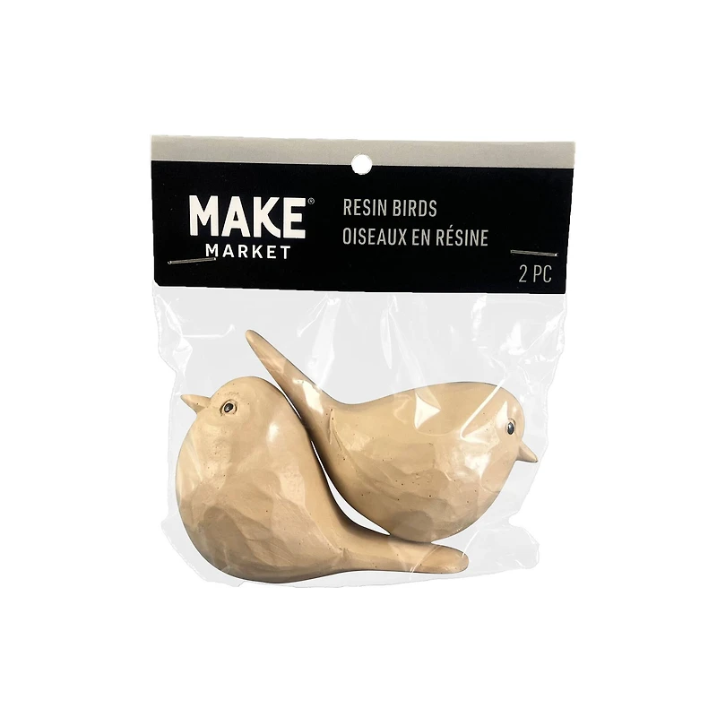 3.25" Resin Birds, 2ct. by Make Market®