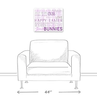 Easter Day Words 16" x 20" Canvas Wall Art