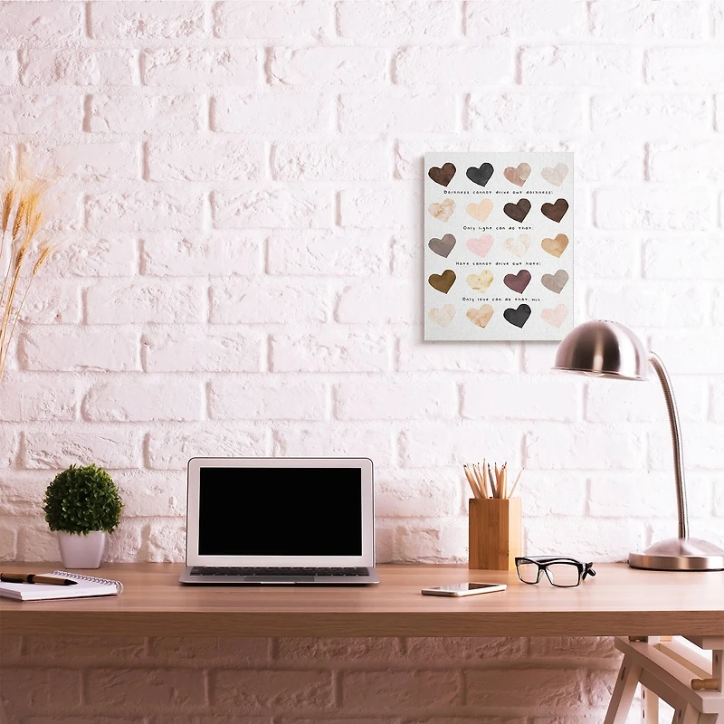 Stupell Industries Only Love Can Famous MLK Quote Wall Art