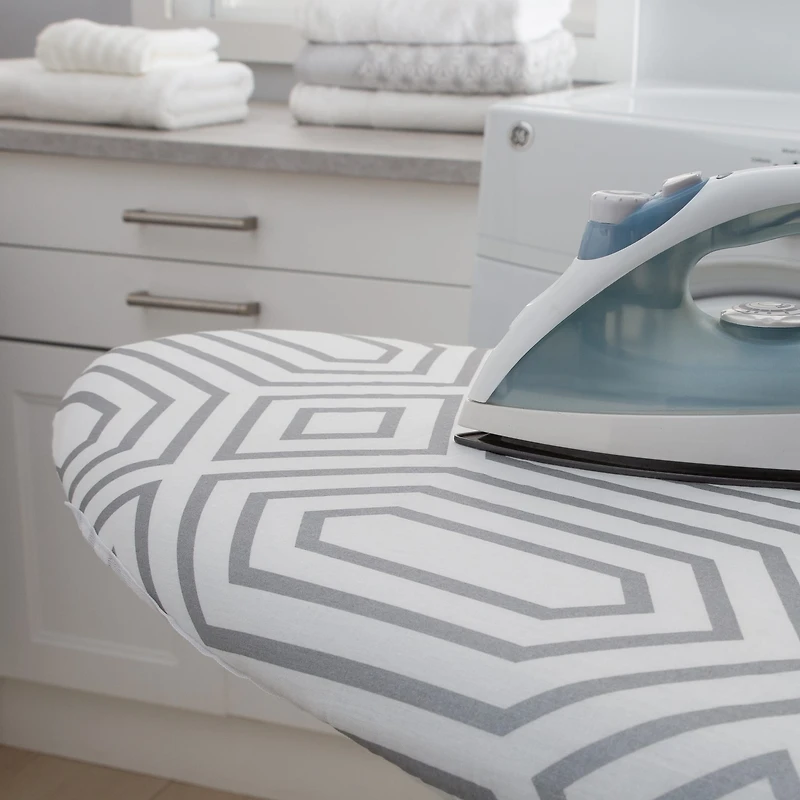 Simplify Silver Scorch Resistant Ironing Board Cover & Pad