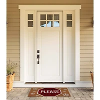 DII® Santa Please Stop Sign Doormat