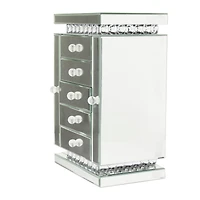 Silver Glam Jewelry Box