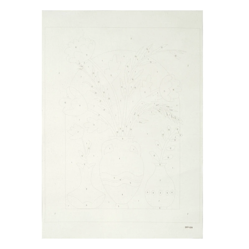 8" x 10" Three Vases Paint-by-Number Kit by Artist's Loft®