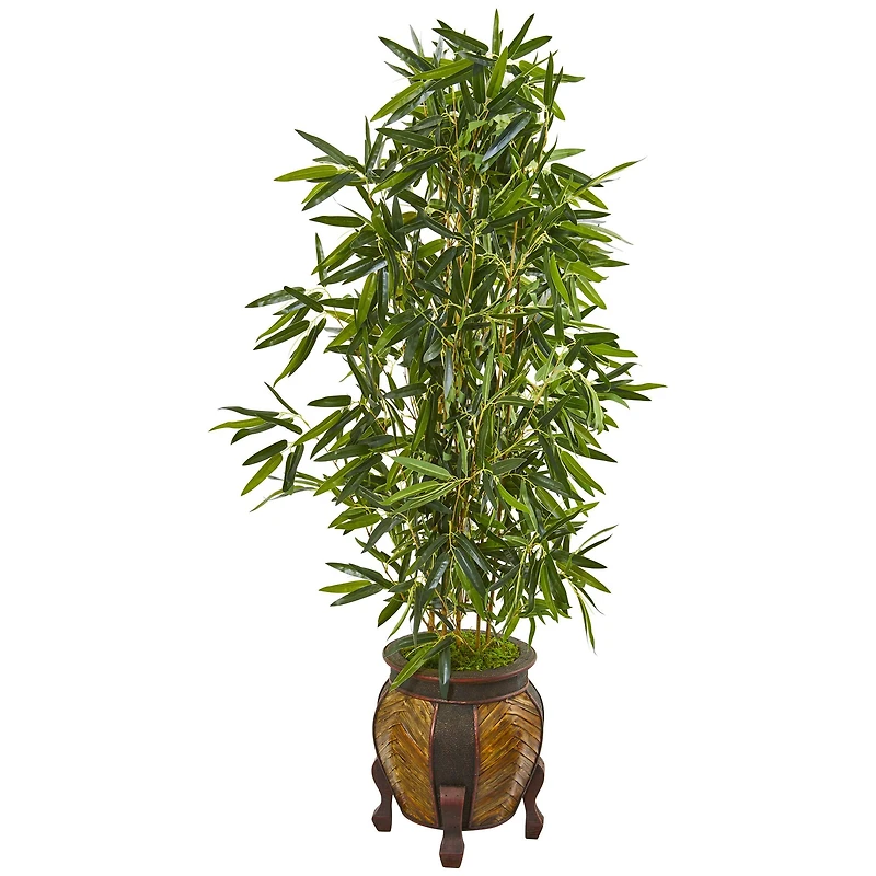 5ft. Bamboo Tree in Decorative Planter