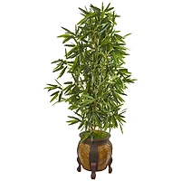 5ft. Bamboo Tree in Decorative Planter