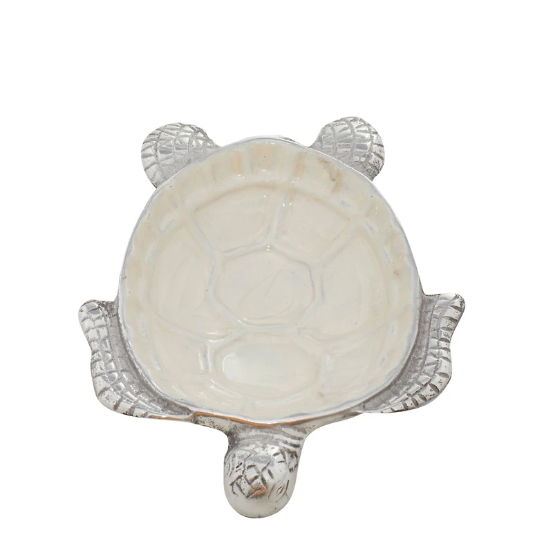 Silver Aluminum Coastal Serving Bowls, 3ct.