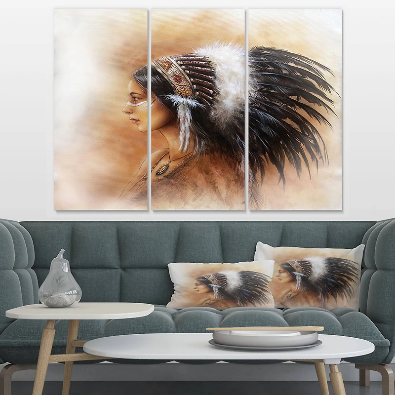 Designart - Indian Woman in Traditional Clothing