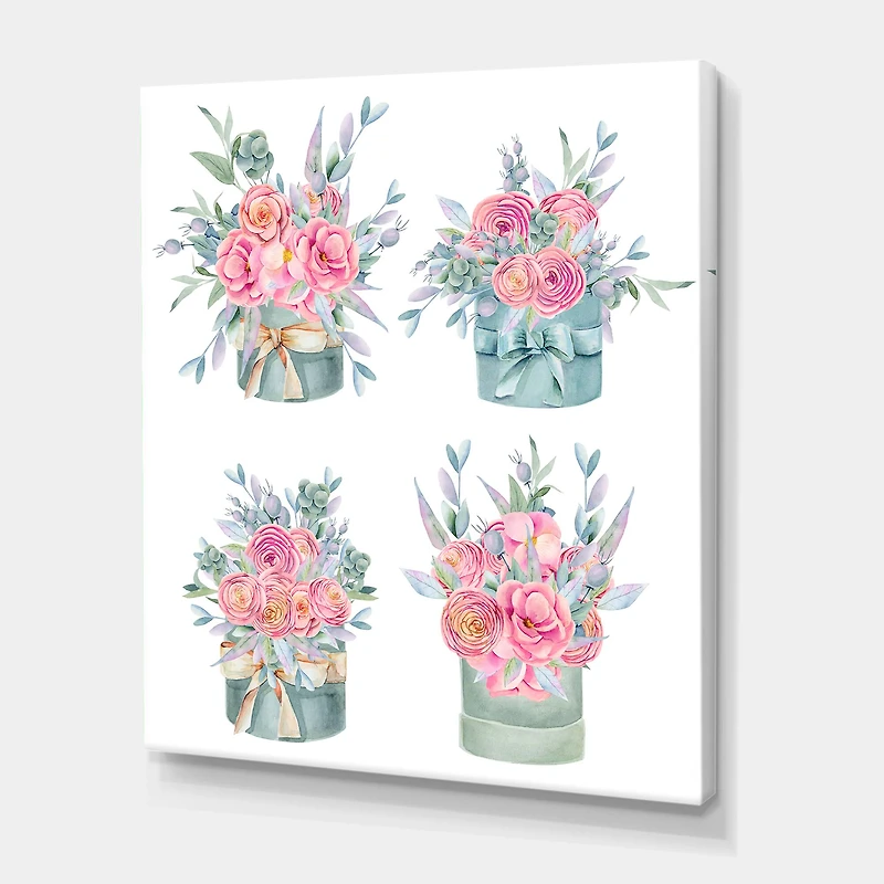 Designart - Collection of Pink Roses