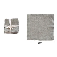 Hello Honey® Sage Farmhouse Square Cocktail Napkins Set