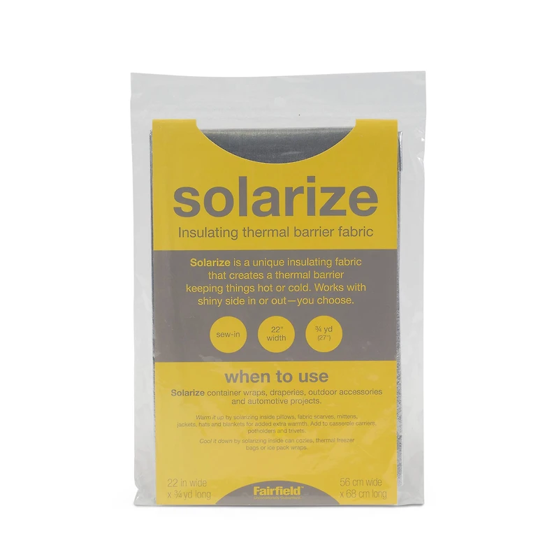 Fairfield™ Solarize Liner Fabric Craft Pack, 22'' x 0.75yd.