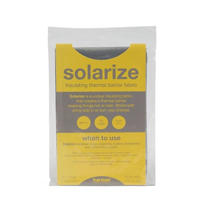 Fairfield™ Solarize Liner Fabric Craft Pack, 22'' x 0.75yd.
