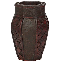 Wood & Weave Panel Decorative Planters, 2ct.